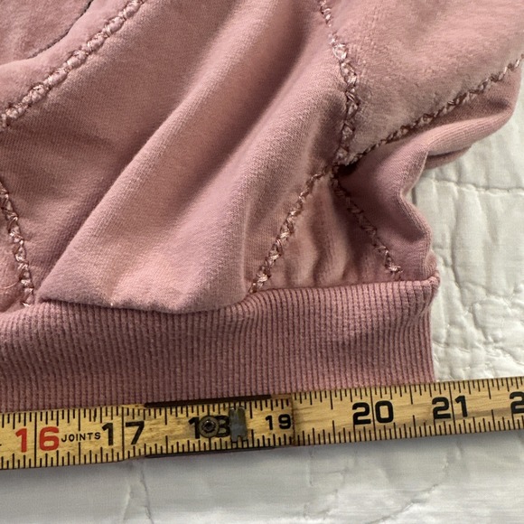 VTG Y2K Coquette Pullover Heart Shirt Womens 2X Pink Argyle Floral Alfred Dunner - Picture 7 of 11